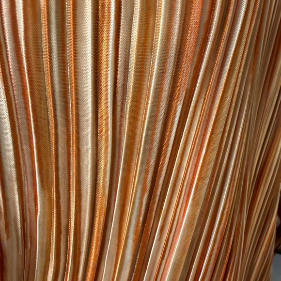 Steve Madden Peach Striped Blouse - Picture 4 of 5